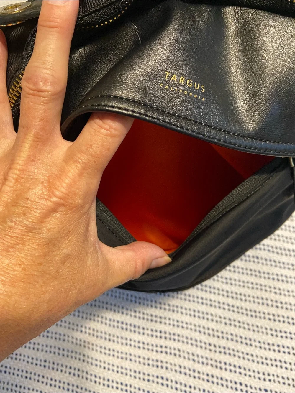 Targus Newport laptop backpack water repellent nylon Travel work school